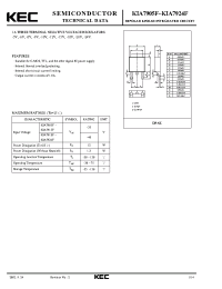 Datasheet KIA7905F производства KEC